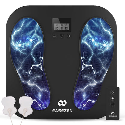 EMS TENS Masajeador de Pies para Neuropatía, Recargable Masajeador Pies con 10 Modos & 20 Intensidades para Fascitis Plantar, Hinchazón y Mejora la Circulación, Regalos para mujeres y hombres